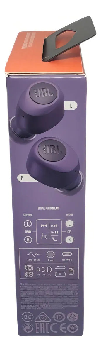 Audífonos Jbl Vibe 100tws Color A + Color Violeta