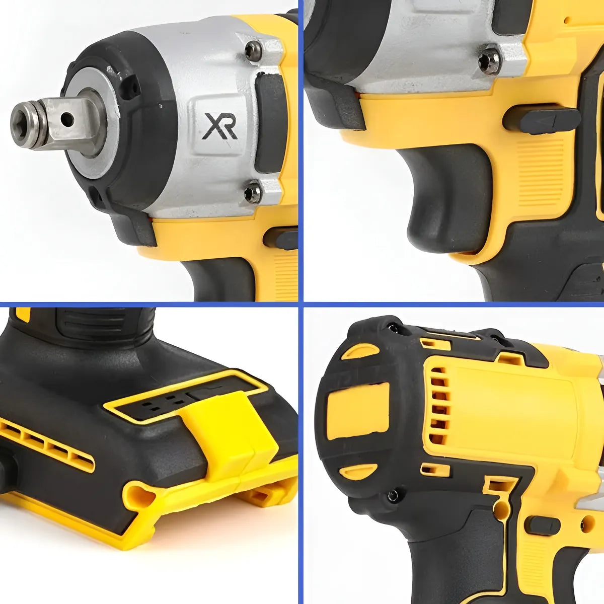 Pistola Llave Impacto Mandril Inalambrica 1/2 Reversible - Amarillo - 50