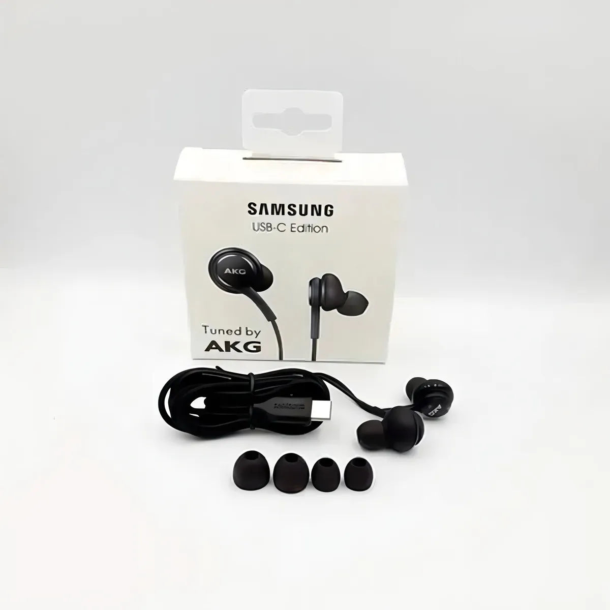 Manos Libres Samsung Akg Usb Tipoc Originales Color Negro Color de la luz Negro