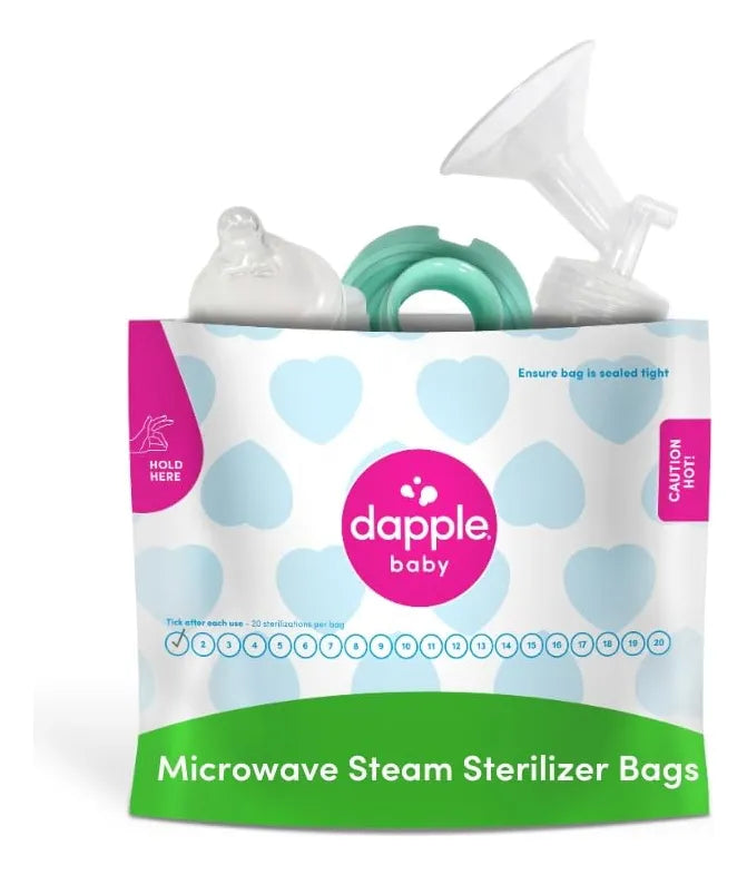 Dapple Bolsas Esterilizadoras De Microondas Para Biberones,