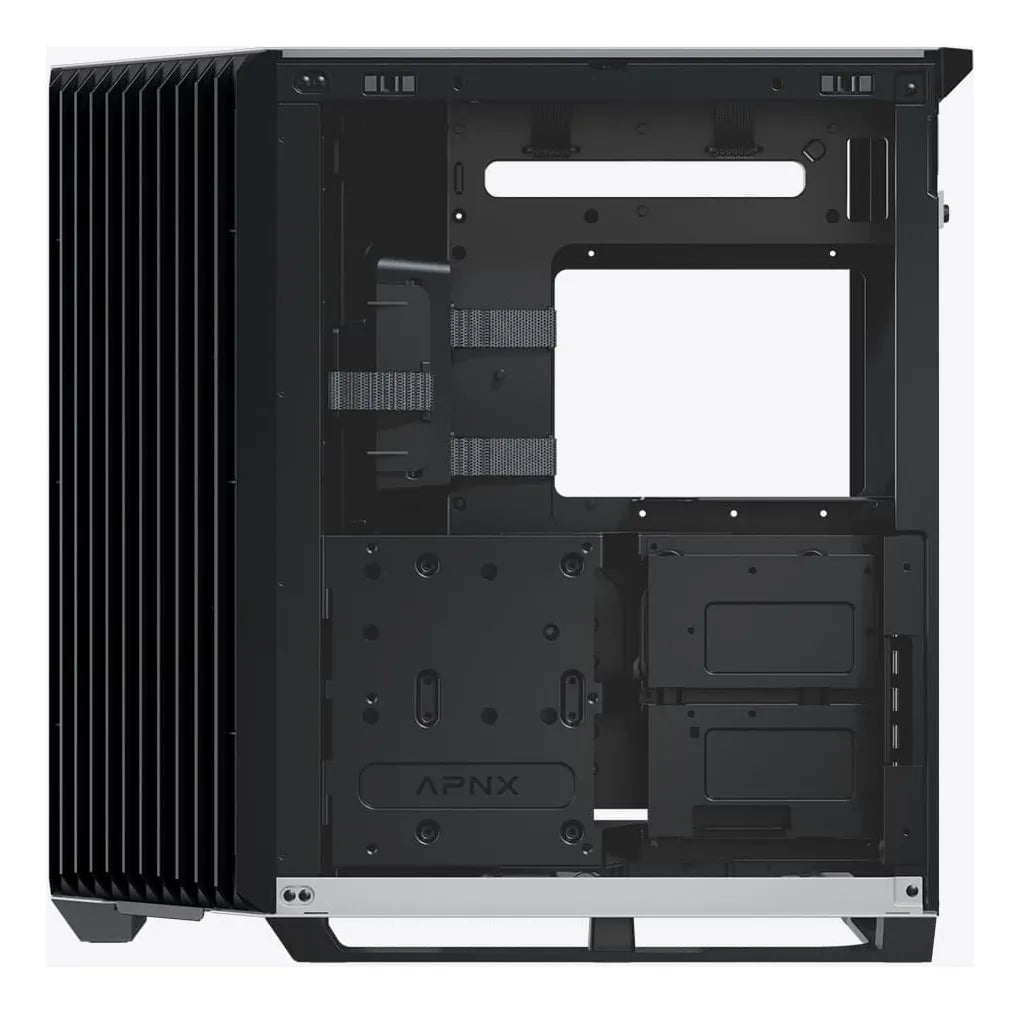 Gabinete Gamer Apnx V1 Blanco Y Negro Calidad Alta Gama