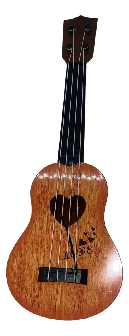 Guitarra Acústica Funcional Para Niños Pequeños Regalo - Marrón
