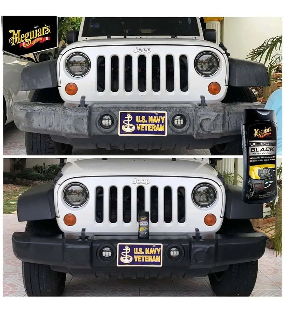 Meguiar's Ultimate Black - Restaurador Partes Negras Oferta