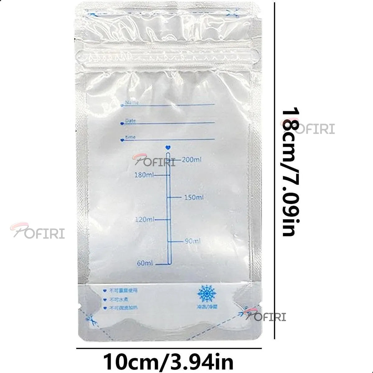 Bolsas Almacenamiento Leche Materna 30 Unidades Portátil