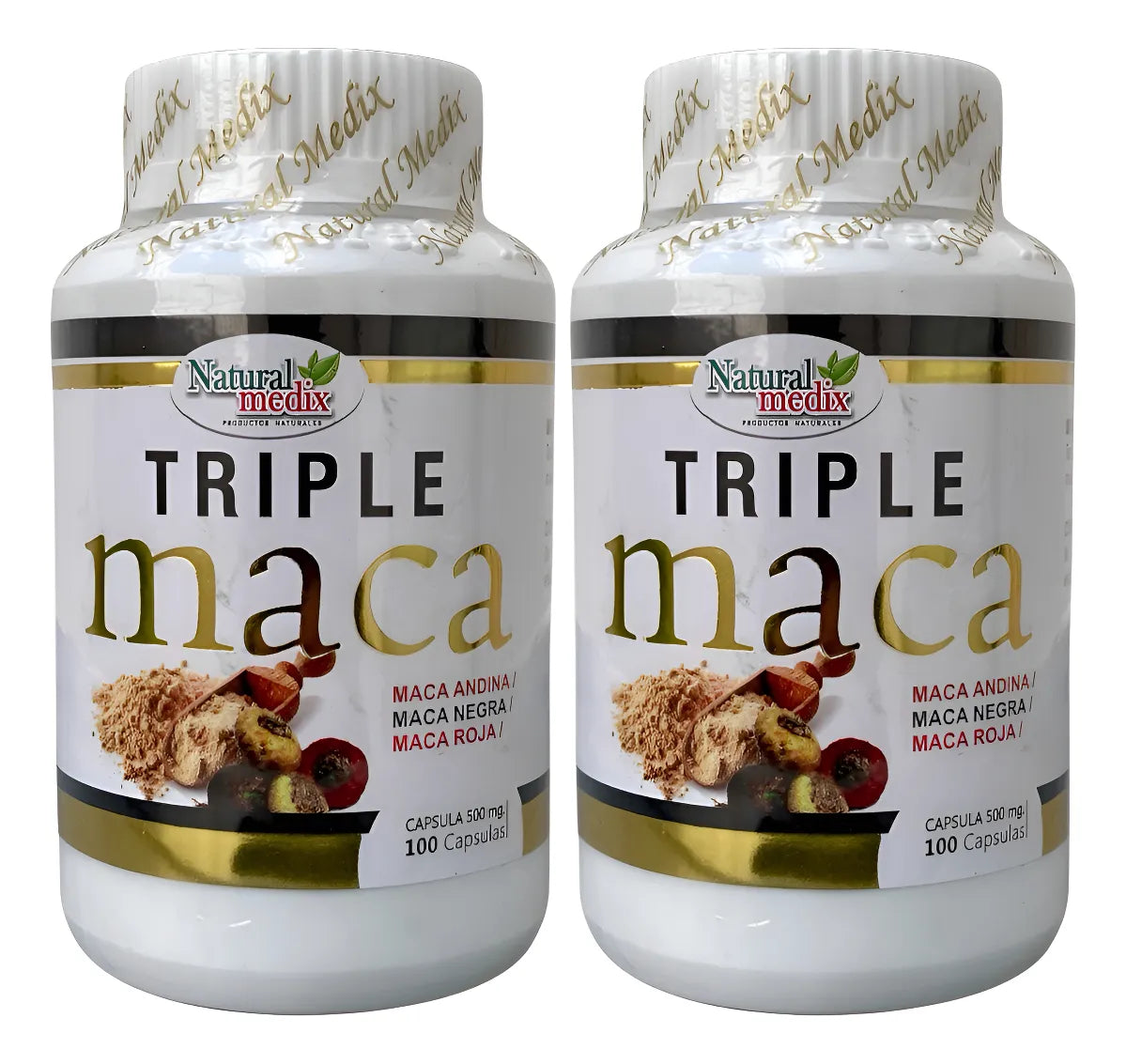 Triple Maca Peruana X2 + Regalo Sin Sabor