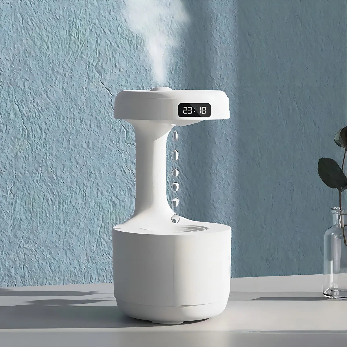 Humidificador B-Max Umidificador Difusor 800ml anti gravidade con voltaje de blanco