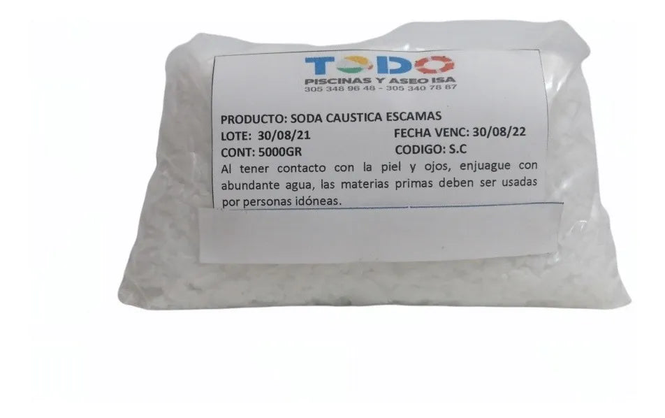 Soda Cáustica Aumentador De Ph X2kg