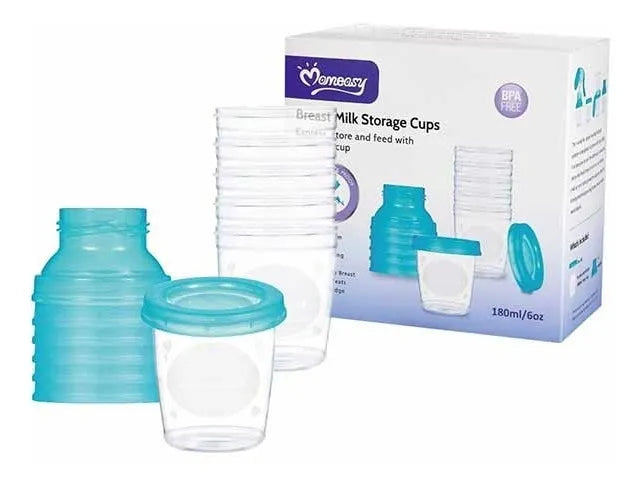 6 Frascos Para Almacenar Leche Materna Momeasy 180 Ml/ 6 Onz