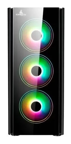Chasis Iceberg Crystal G9 V3 Argb 4 Fans Incl. - Gamer Atx Negro