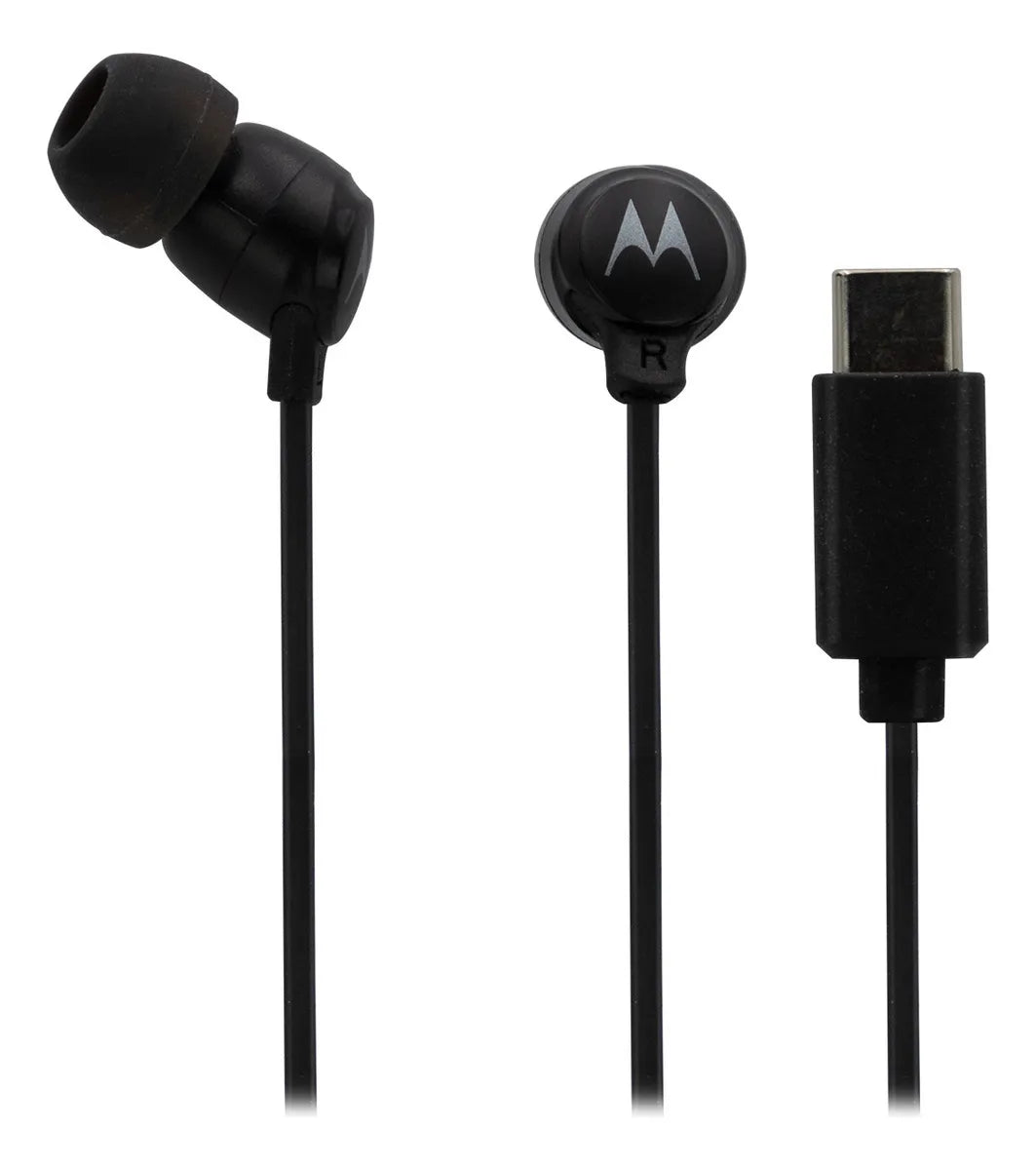 Auriculares Motorola Earbuds 3c-s Negro
