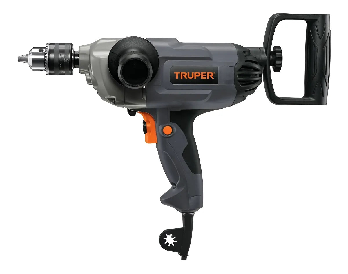 Taladro Tipo Espada Industrial 1/2'' 1150 W Truper 16714 Color Gris Frecuencia 60