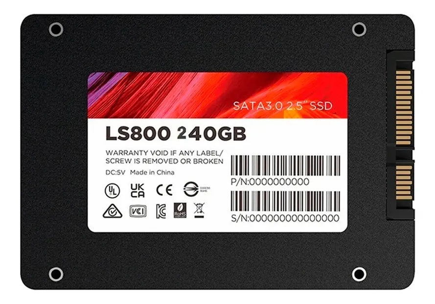 Unidad Estado Solido Lenovo Ls800 240gb Negro