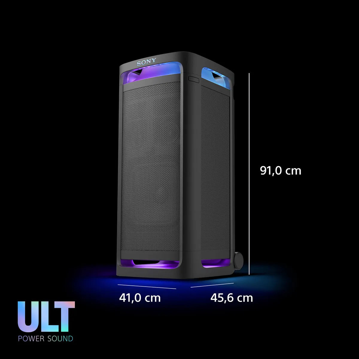 Parlante Bluetooth portátil Sony Ult Tower 9 color Negro