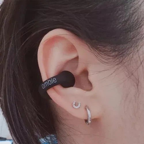 Audífonos Bluetooth Con Diseño Gancho De Oreja Abierta Negro
