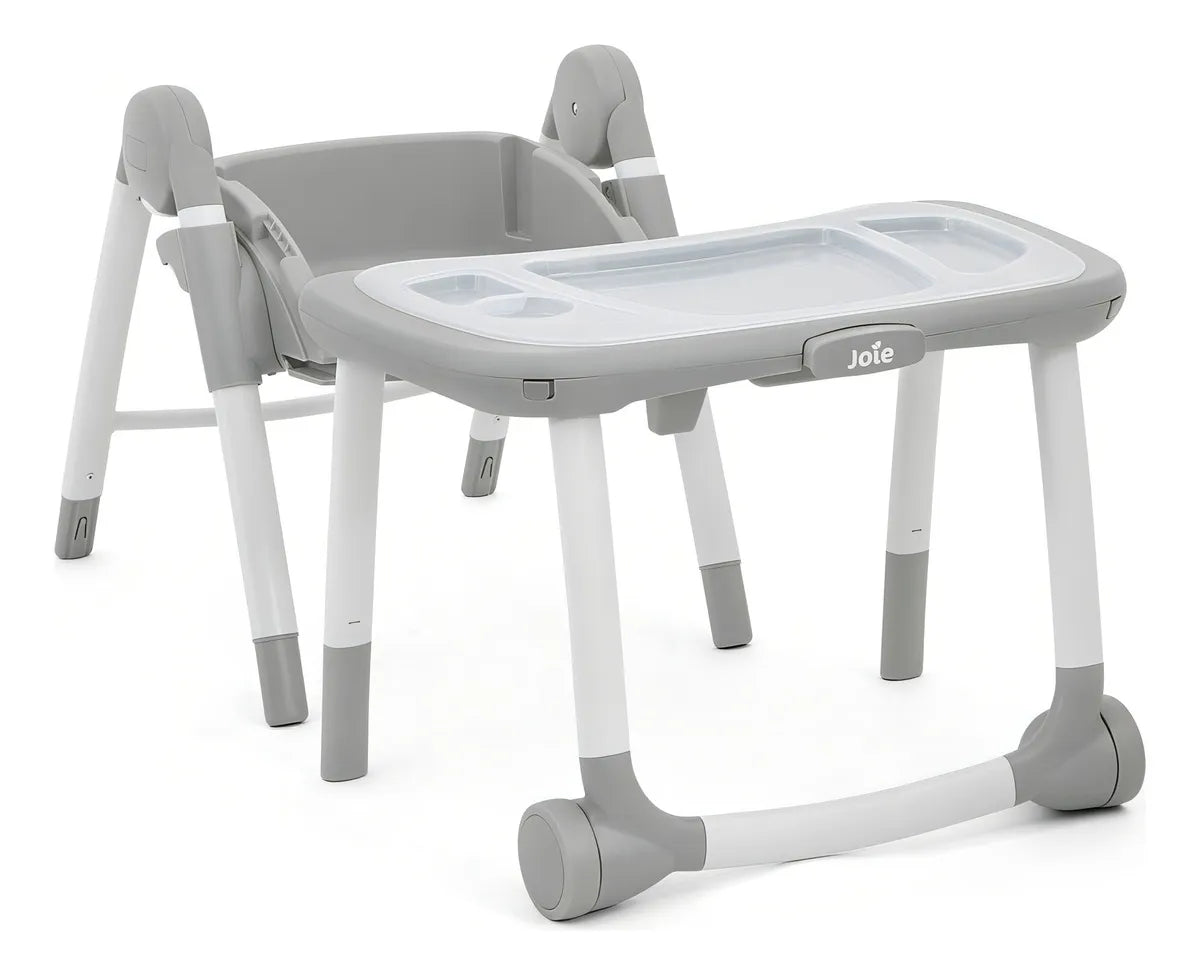 Silla de comer para bebe Joie Multiply 6 en 1 color Gris claro