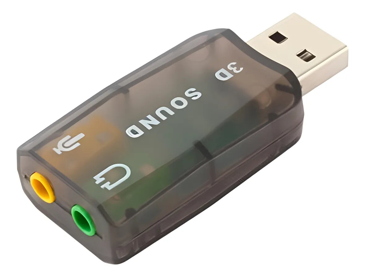 Tarjeta De Audio Externa 3d Virtual 5.1 Usb
