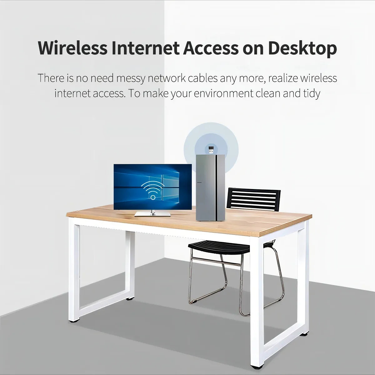 Adaptador Usb Wifi 650 Mbps Doble Banda 2.4 5.8 Ghz Comfast