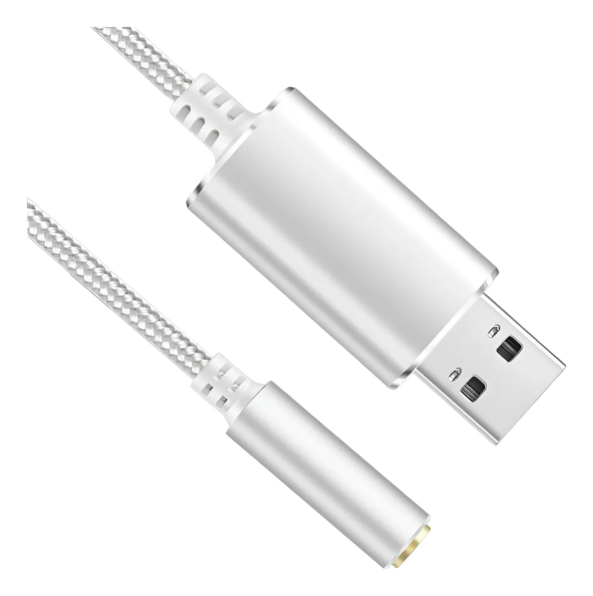 Tarjeta De Audio Sonido Y Micrófono Externa Usb A Jack 3.5mm