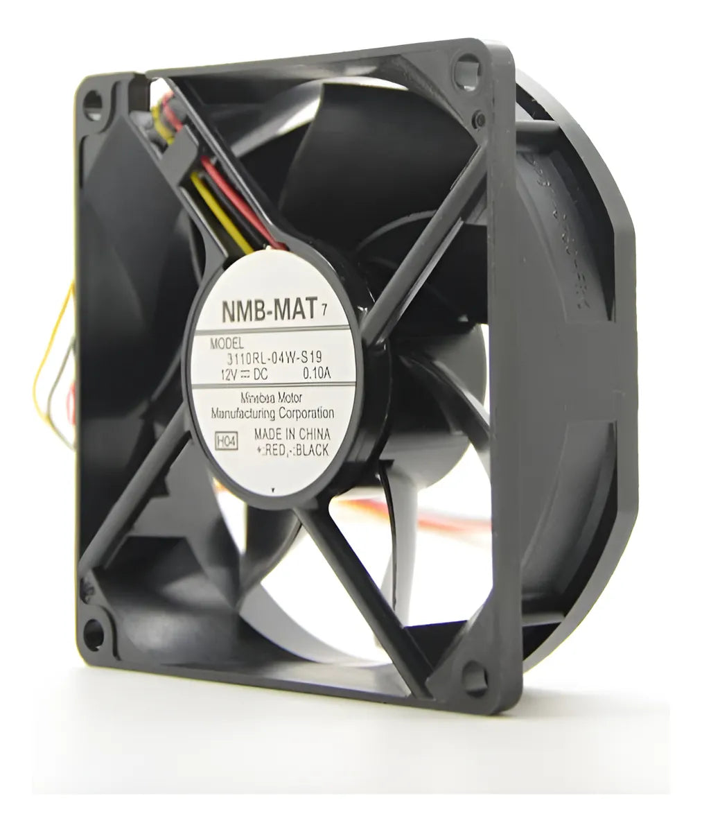 Ventilador De Refrigeración 8x8x2.5cm Brushless 12v 3 Cables