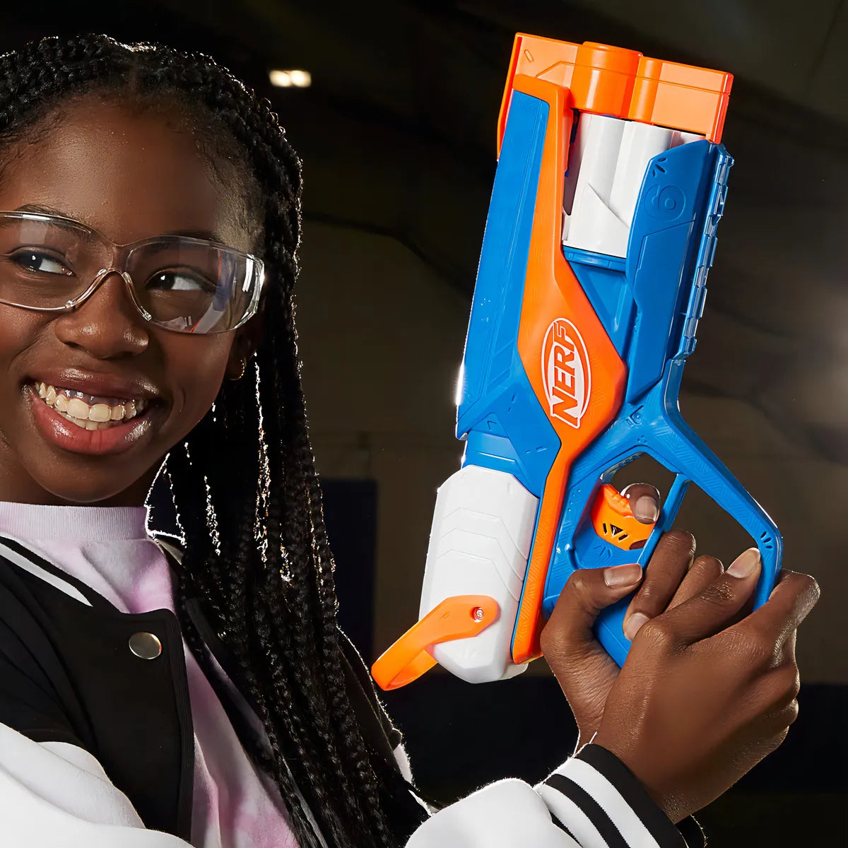 Lanzador Nerf N Series Agility 12 Dardos Color Multicolor