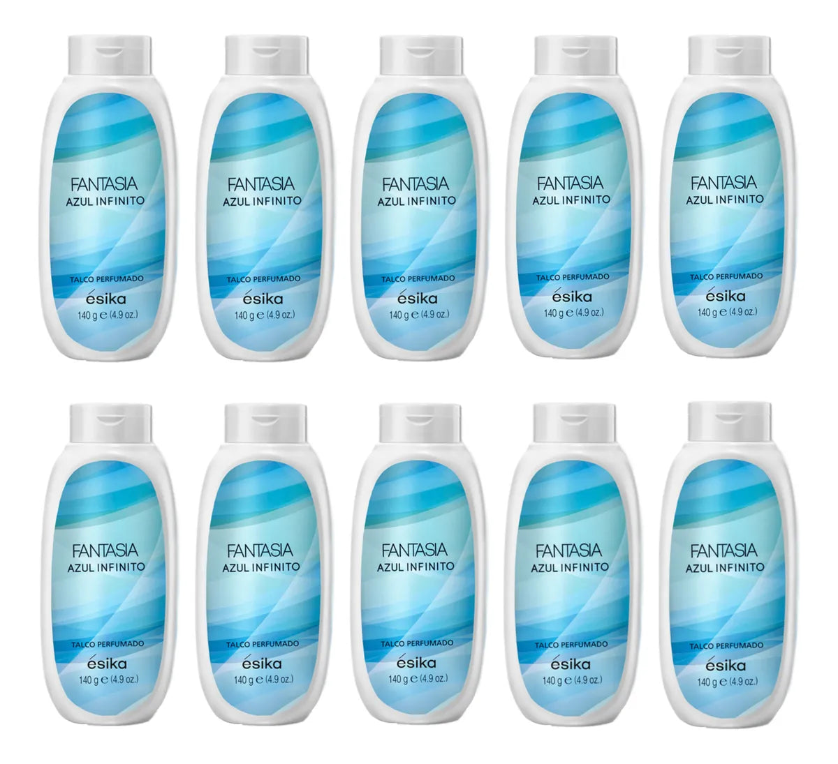 10 Talco Perfumado Fantasía