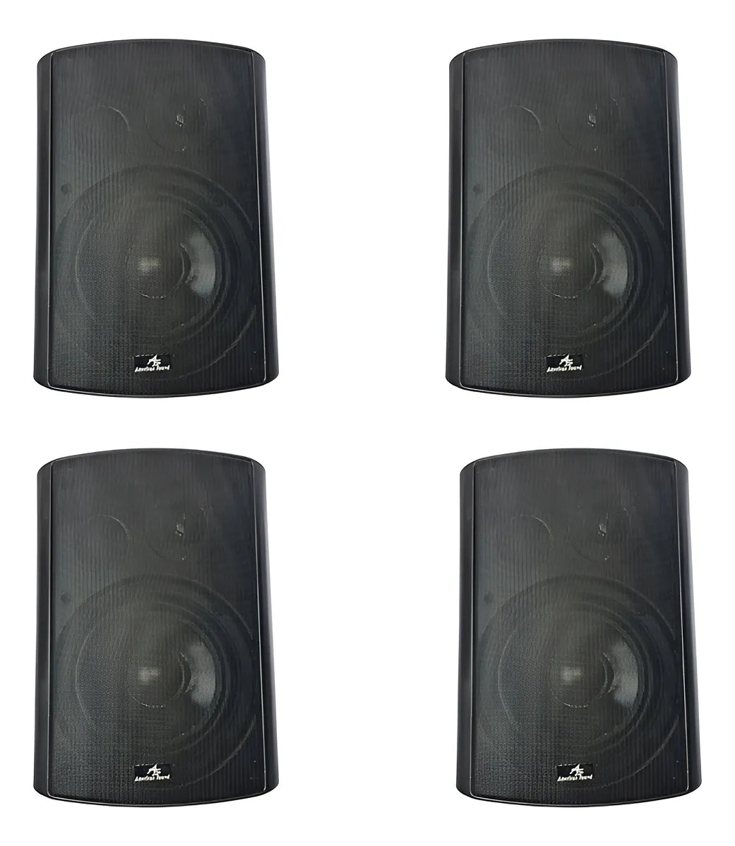Parlante Ambiental 6.5pulgadas X4unidades 40watts Soporte Negro