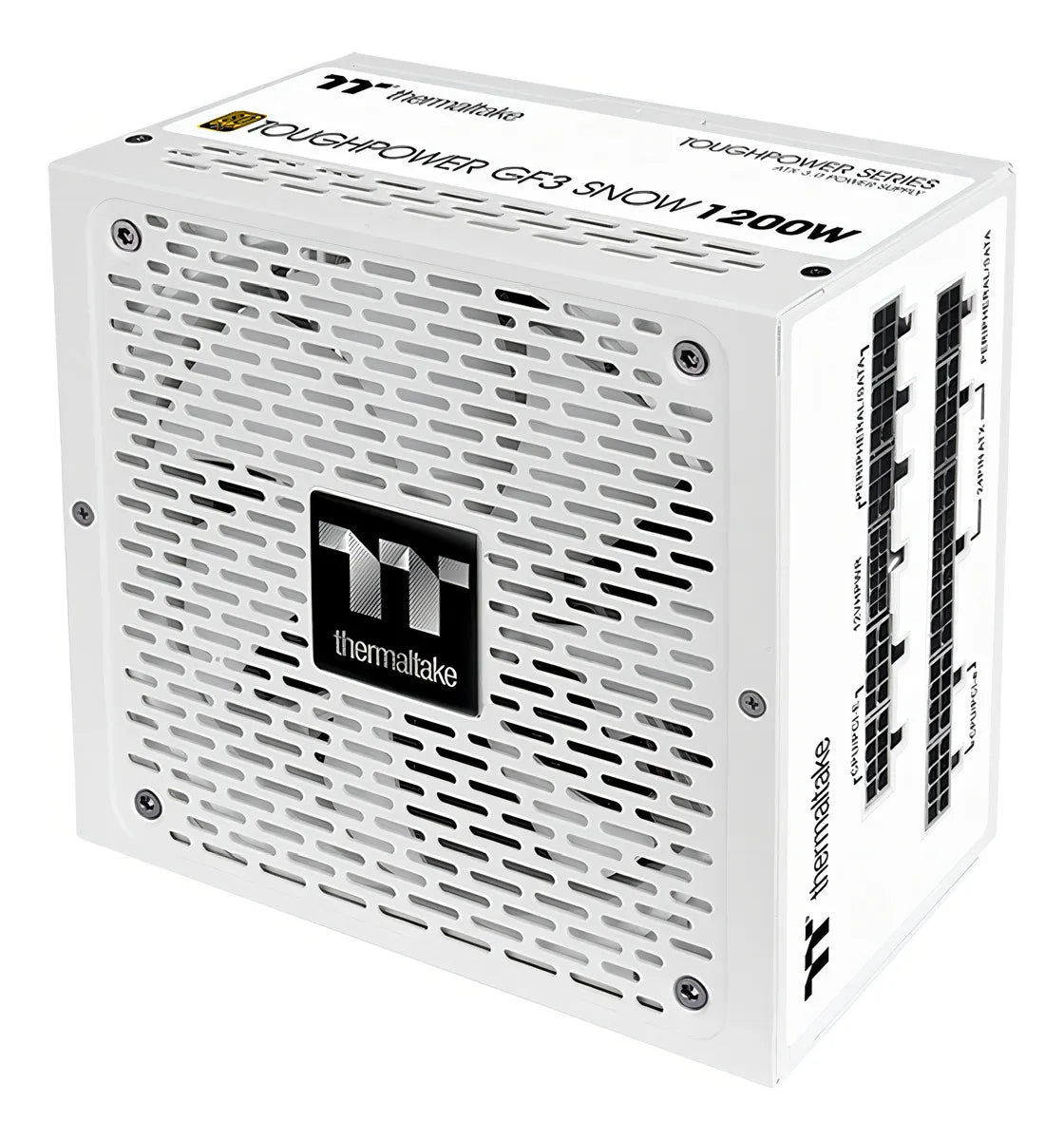 Fuente de poder para PC Thermaltake TOUGHPOWER GF3 Snow 1200 1.2kW blanca