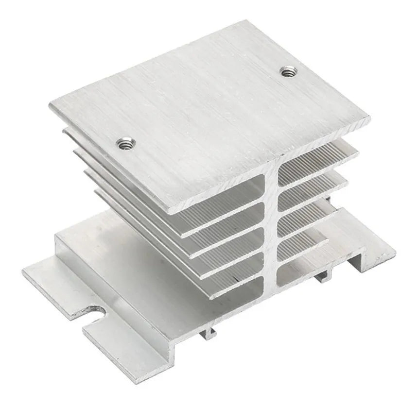 Disipador Calor Aluminio Para Ssr Termostato Rex-c100