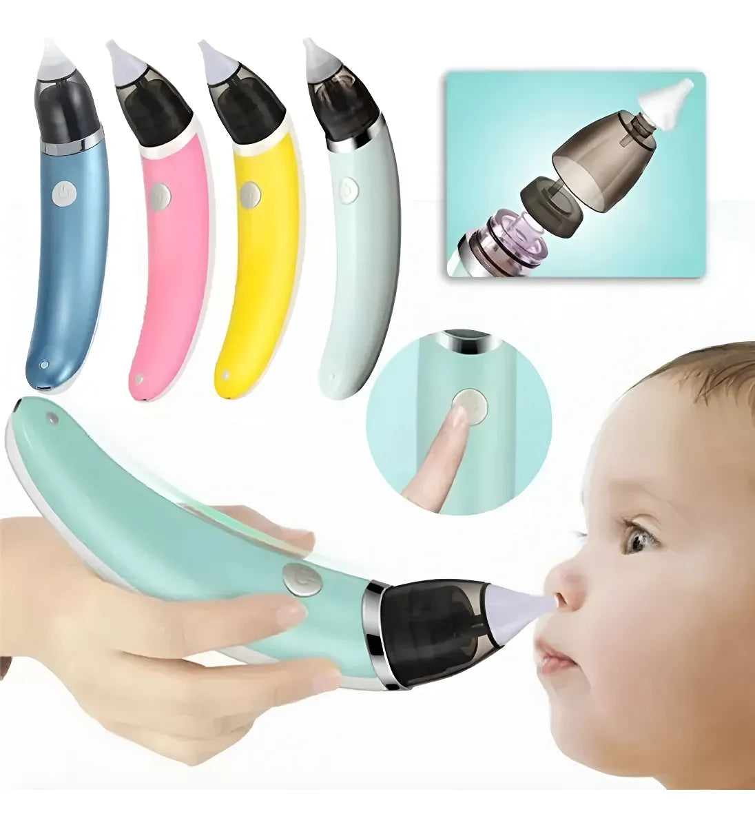 Aspirador Nasal Para Bebes, Extractor Eléctrico. Segun Disponibilidad.
