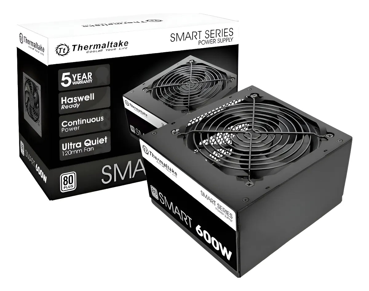 Fuente De Alimentación 600w 80 Plus Real Thermaltake 600 W Negro