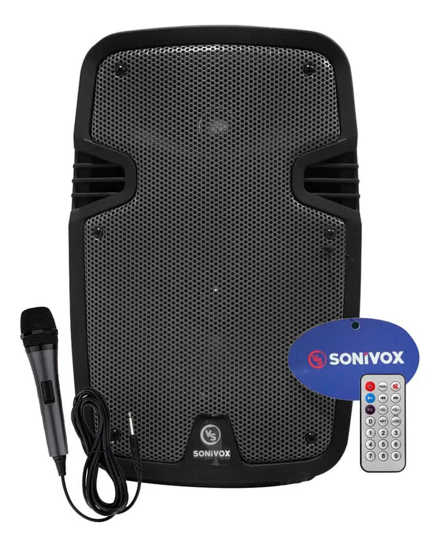 Parlante Sonivox Vs-ss2135 Portátil Con Bluetooth Negra Negro