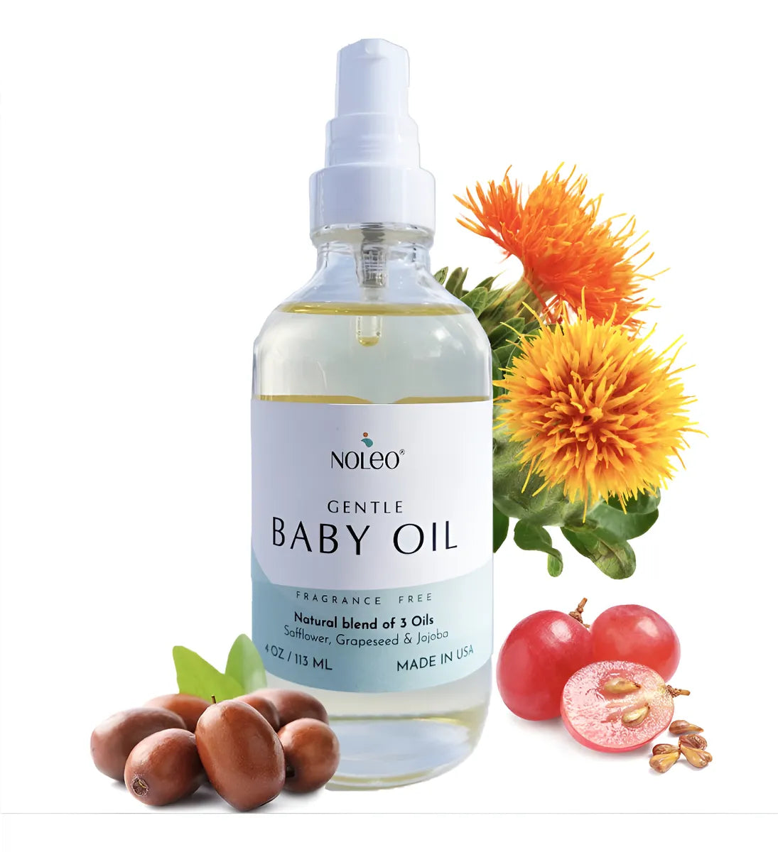 Noleo Gentle Baby Oil - Aceite Calmante Para Bebés Recién.