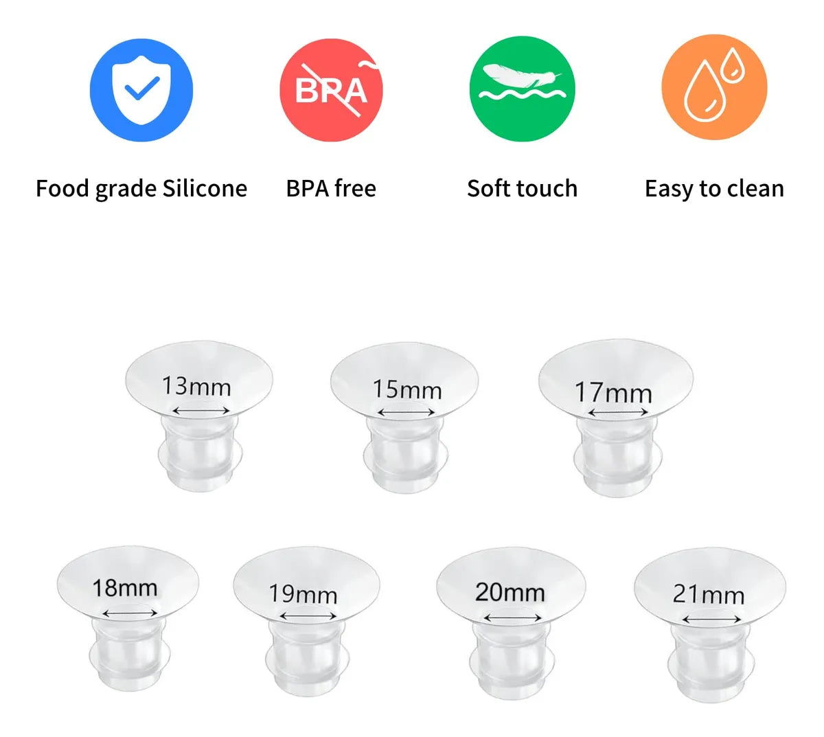 Insertos De Brida De 0.827 In, 8 Piezas, Piezas De Extractor
