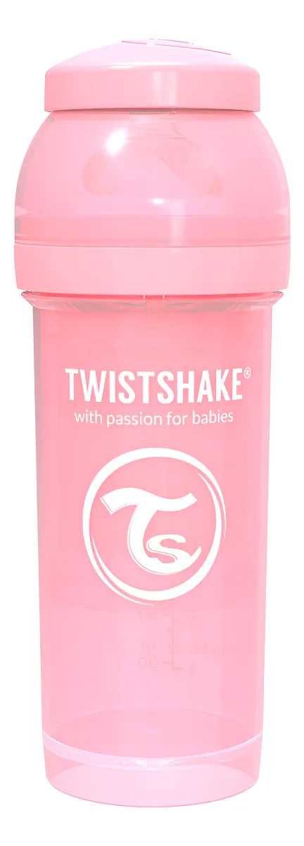 Biberon Anti-colic Twistshake Rosado 8oz Rosa