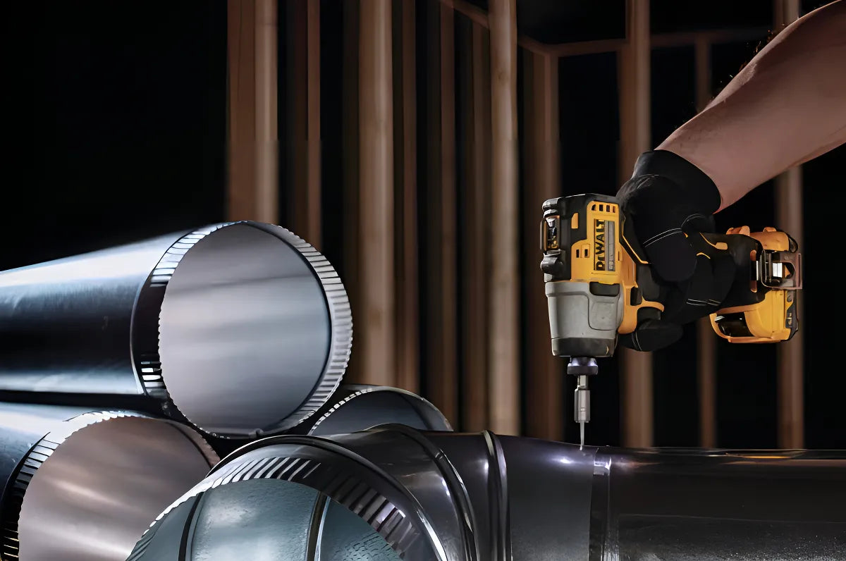 Dewalt Kit De Taladro De Impacto Inalámbrico 12v Sin Escobas Amarillo Dcd801f2
