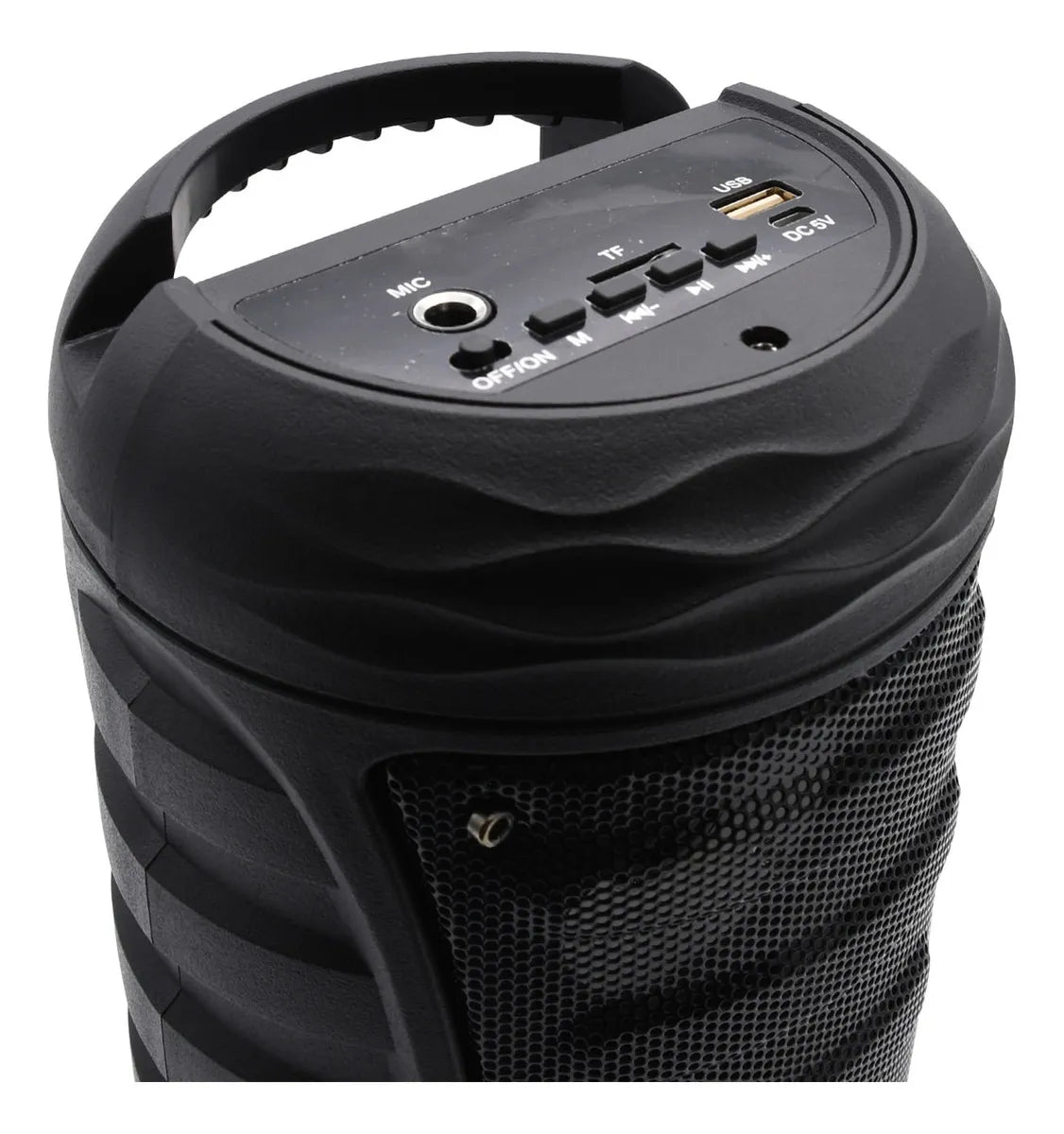 Parlante Recargable 12w Rms Con Bluetooth, Usb Y Sd Color Negro