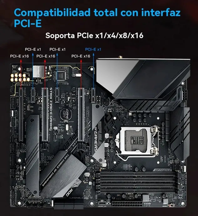 Adaptador Wifi Bluetooth Pc Tarjeta Red Pcie Doble Banda 5g