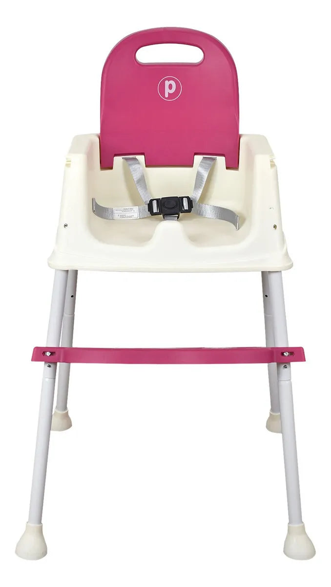 Silla Comedor Bebé 3 En1 Navy Priori Color Rosa Rosa