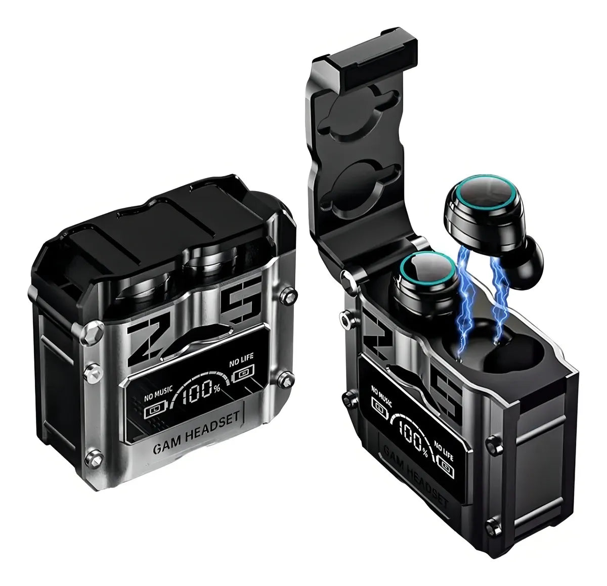 Auriculares Inalámbricos Bluetooth M25 Auriculares Con Reduc Color Negro
