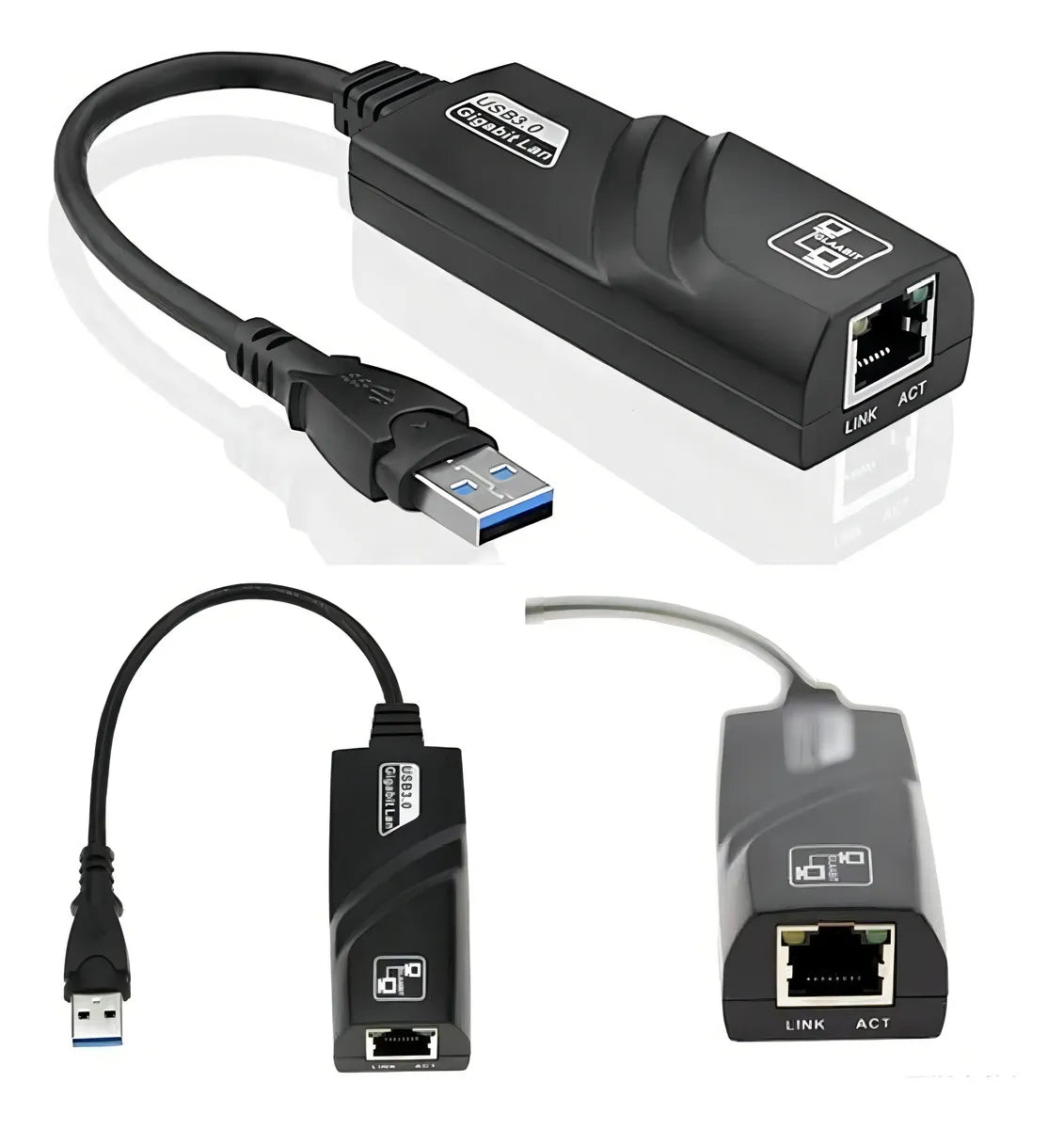 Adaptador Ethernet Usb 3.0 P/ Red Rj45 Lan Usb