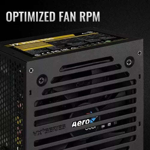 Fuente De Poder Pc Aerocool Vx550 Plus 110v Negra Negro