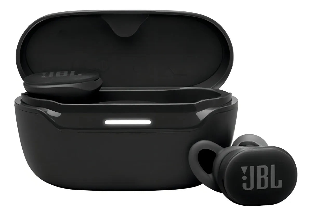 Auriculares deportivos Bluetooth Jbl Endurance Race 2, color negro