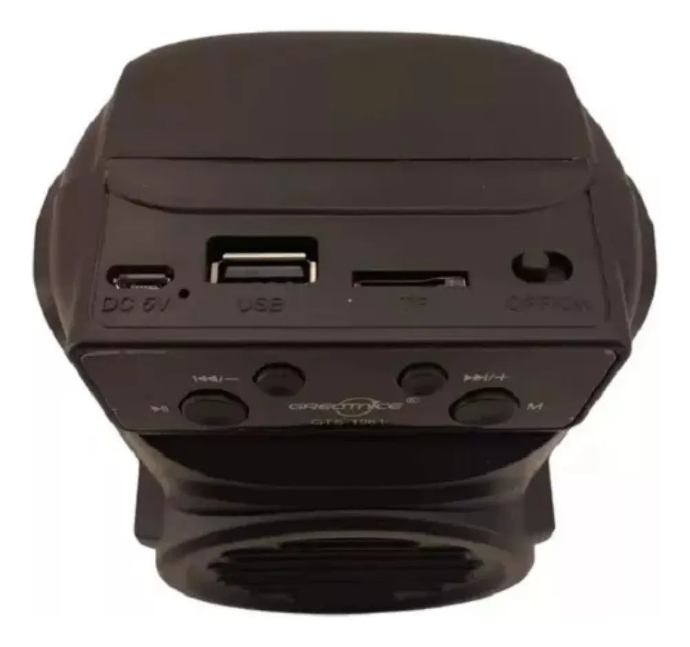 Parlante Portátil Inalámbrico Bluetooth Fm Tf Recargable Rgb