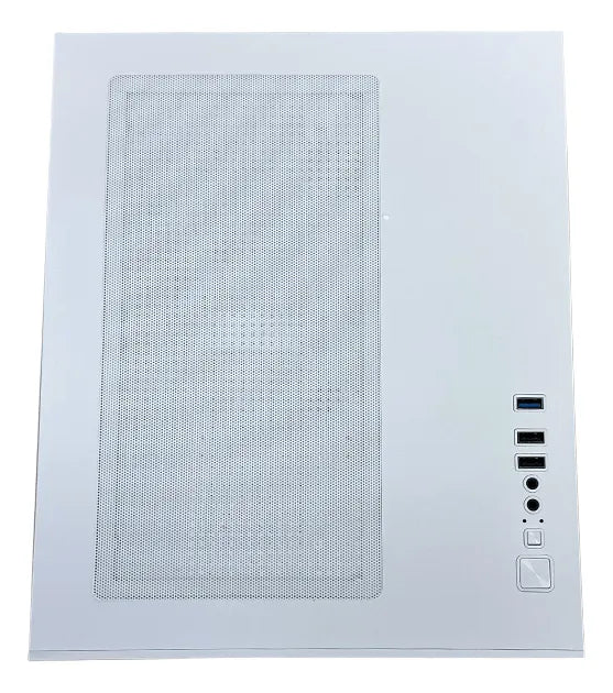 Gabinete Chasis Para Pc Gamer Pecera Argb Blanco + 5 Cooler