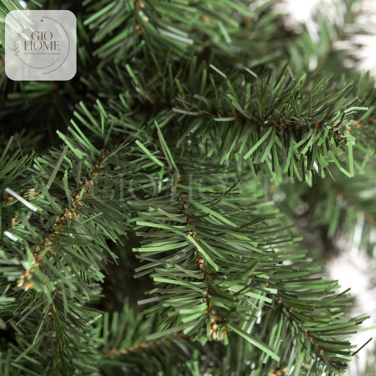 Arbol De Navidad Atlantic 1.80m 485 Puntas Gio Home Pino Navideño Look Natural Base Metalica Artificial Para Decoracion Con Bolas Adornos Extension Cintas Bombillos Botas Campanas Luces Estrella Noel