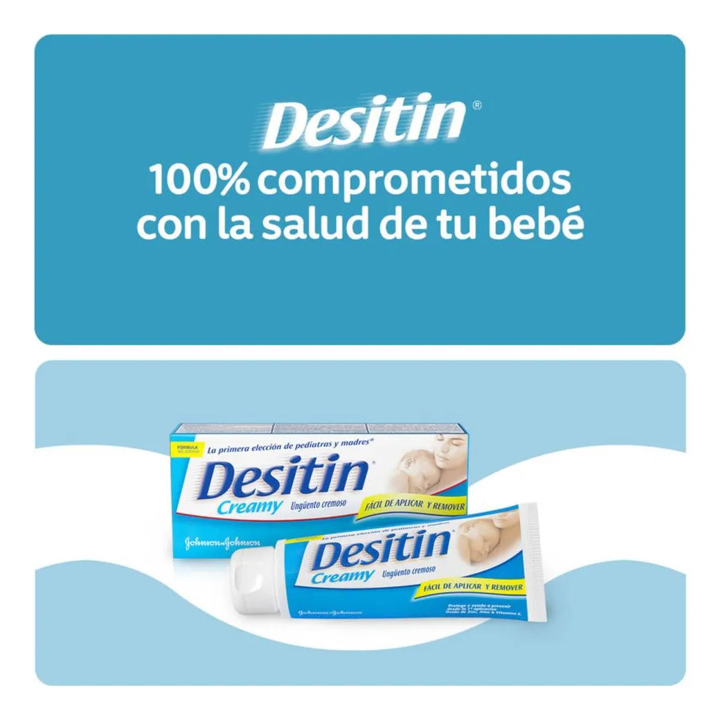 Crema Antipañalitis Desitin Creamy Aloe Y Vitamina E 57 G