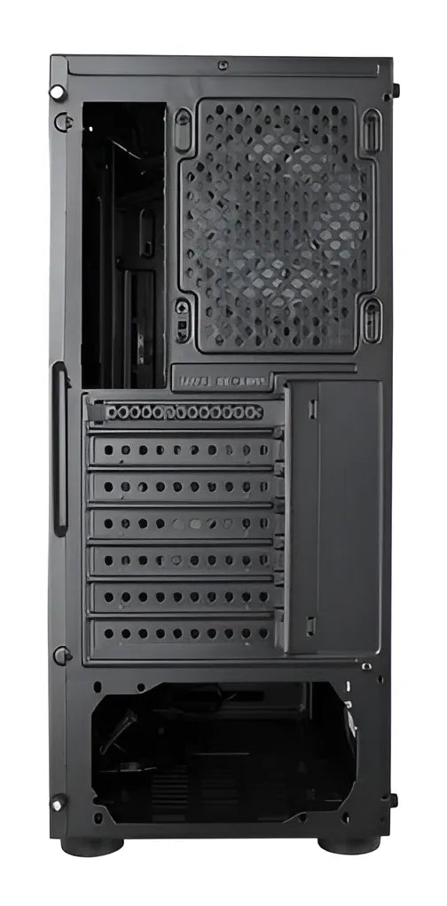 Caja Gabinete Iceberg Crystal G9 Atx - 4 Ventiladores Rgb Color Negro