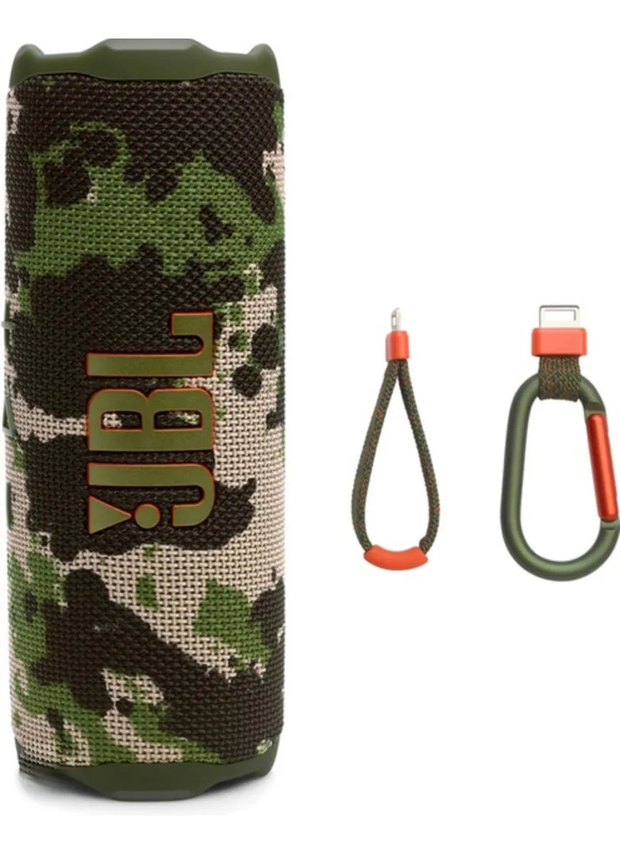 Parlante Jbl Flip 7 Portatil Bluetooth Waterproof Camuflado Color Verde