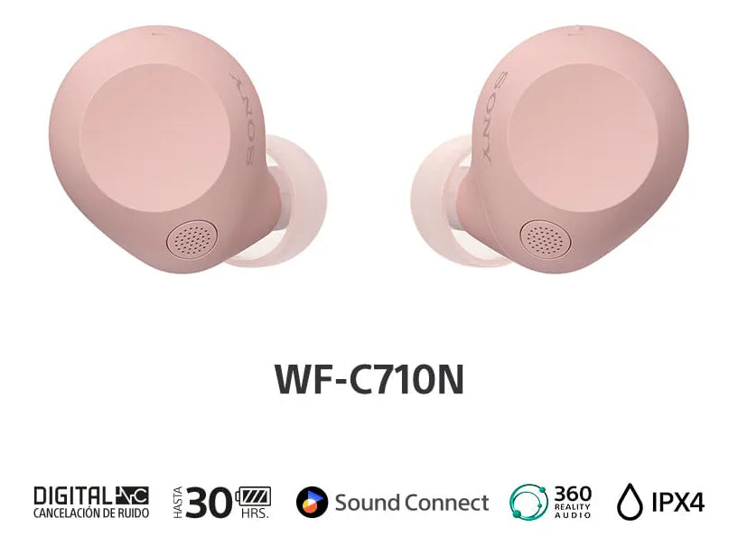 Auriculares in-ear inalámbricos Sony Bluetooth WF-C710N WF-C710N rosa