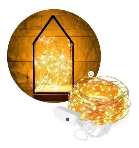 Luces Micro Led Alambre X60l Extensión Luz 6 Metros